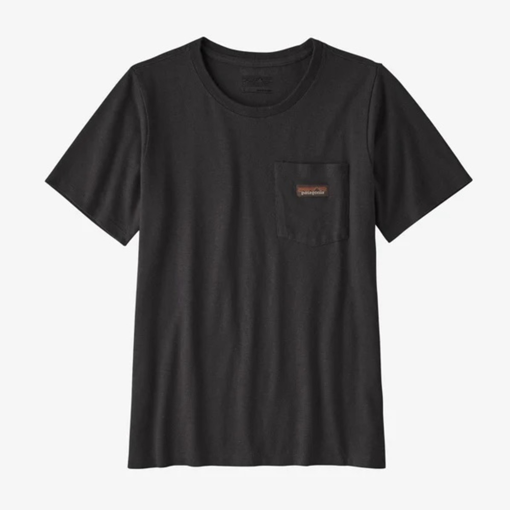 Patagonia work pocket tshirt in black (NWT)
